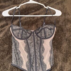 UO Black corset top